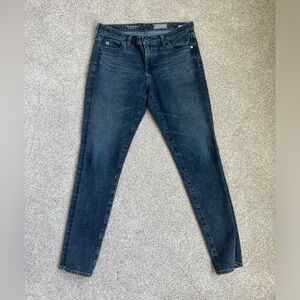 Grey Blue AG Super Skinny Jeans 28R